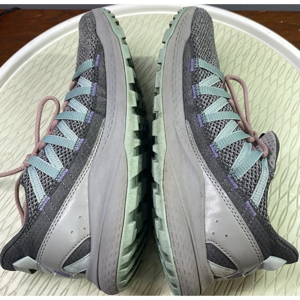 Merrell Bravada Edge Women's Athletic Shoes Gray Pink/Blue sneakers 9.5 W